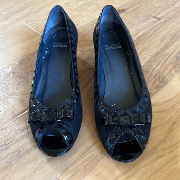 Stuart Weitzman, size 8.5, Picasa wedge, only worn a few times.